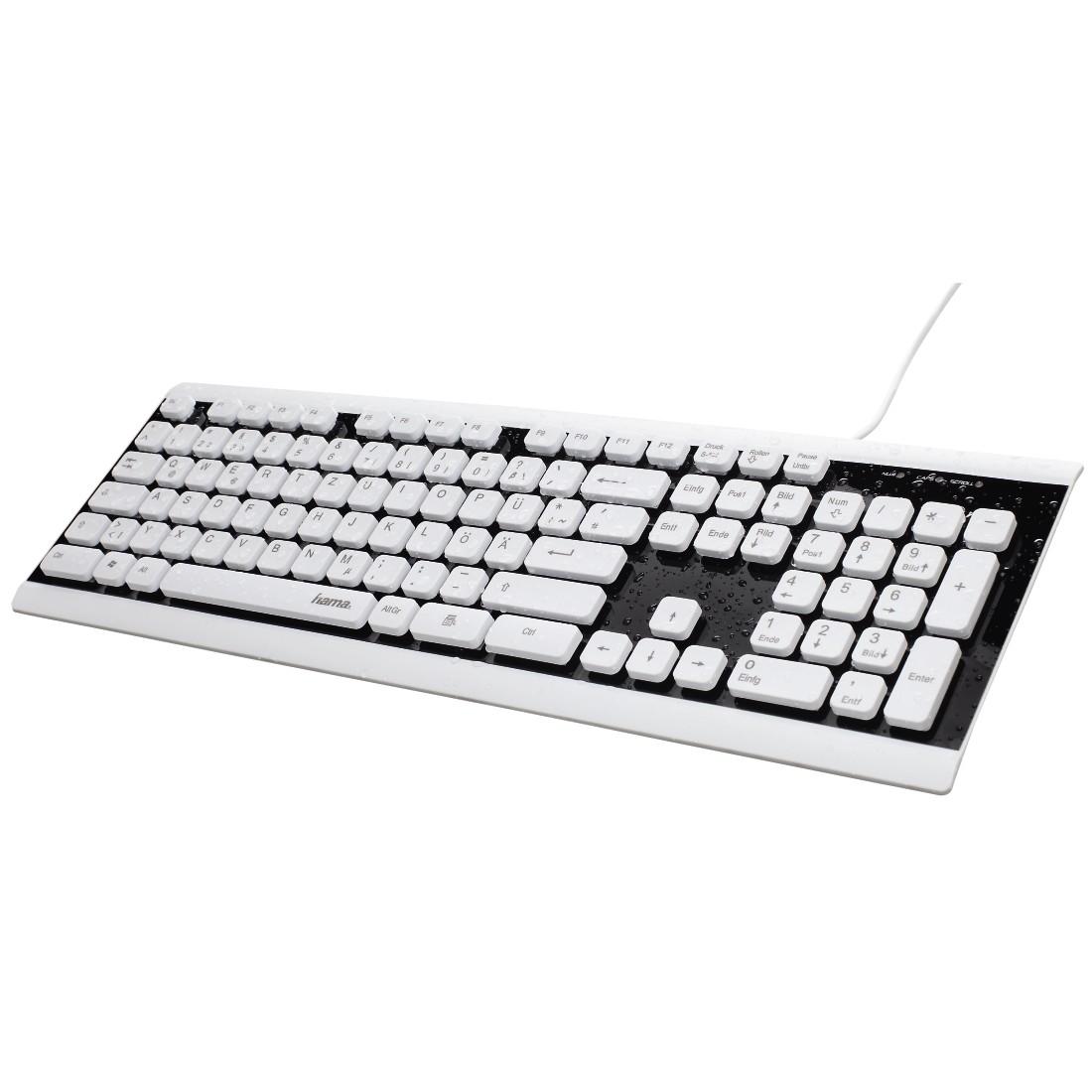 Водоустойчива клавиатура HAMA Covo Black/white