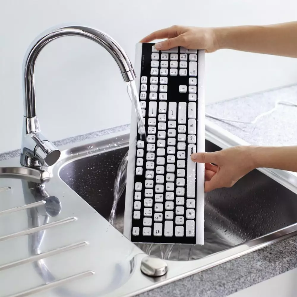 Водоустойчива клавиатура HAMA Covo Black/white