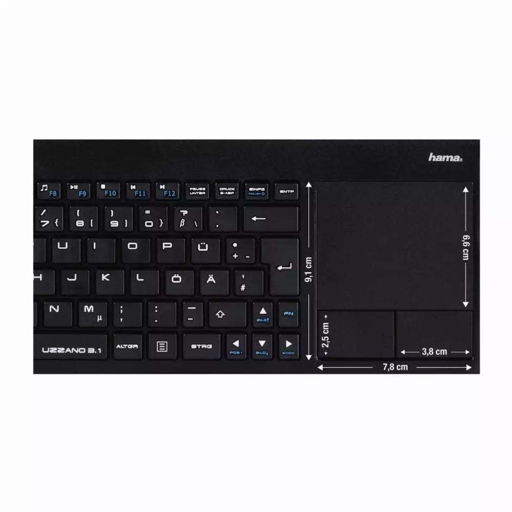 Kлавиатура Hama Uzzano 3.1 Black