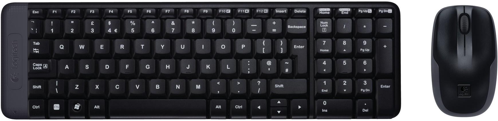 Kомплект клавиатура с мишка Logitech MK220 Black - 920-003161