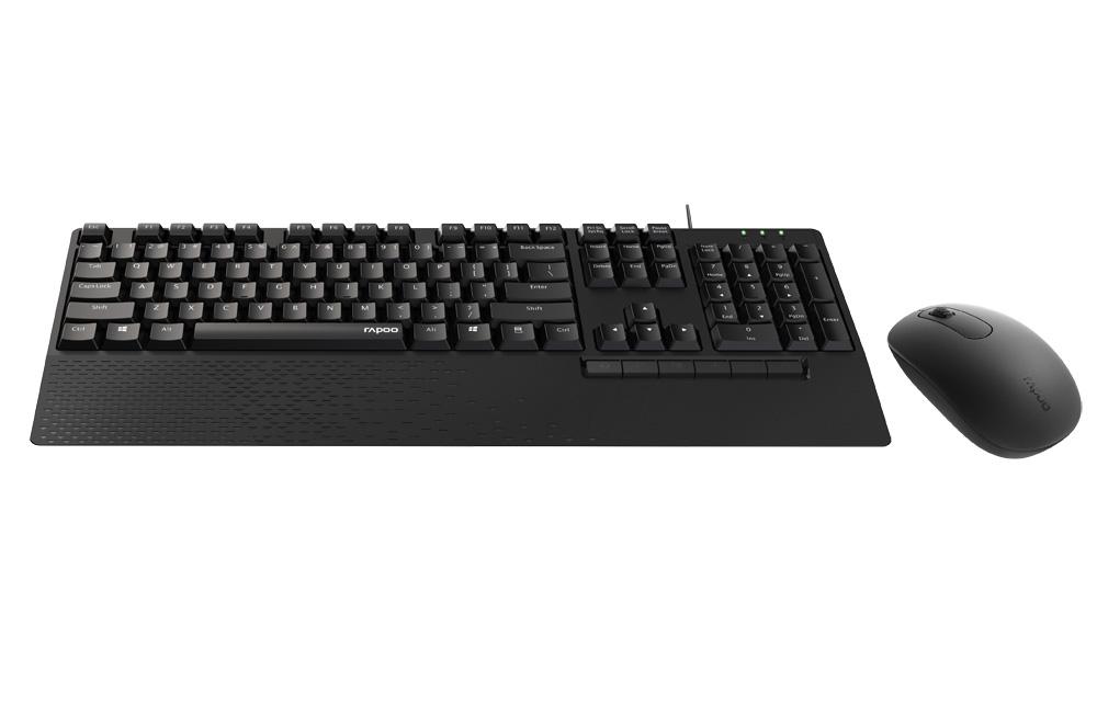 Комплект клавиатура и мишка RAPOO NX2000 Black