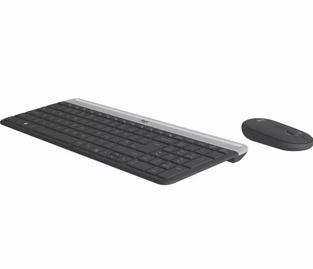 Kомплект безжични клавиатура с мишка Logitech MK470 Black