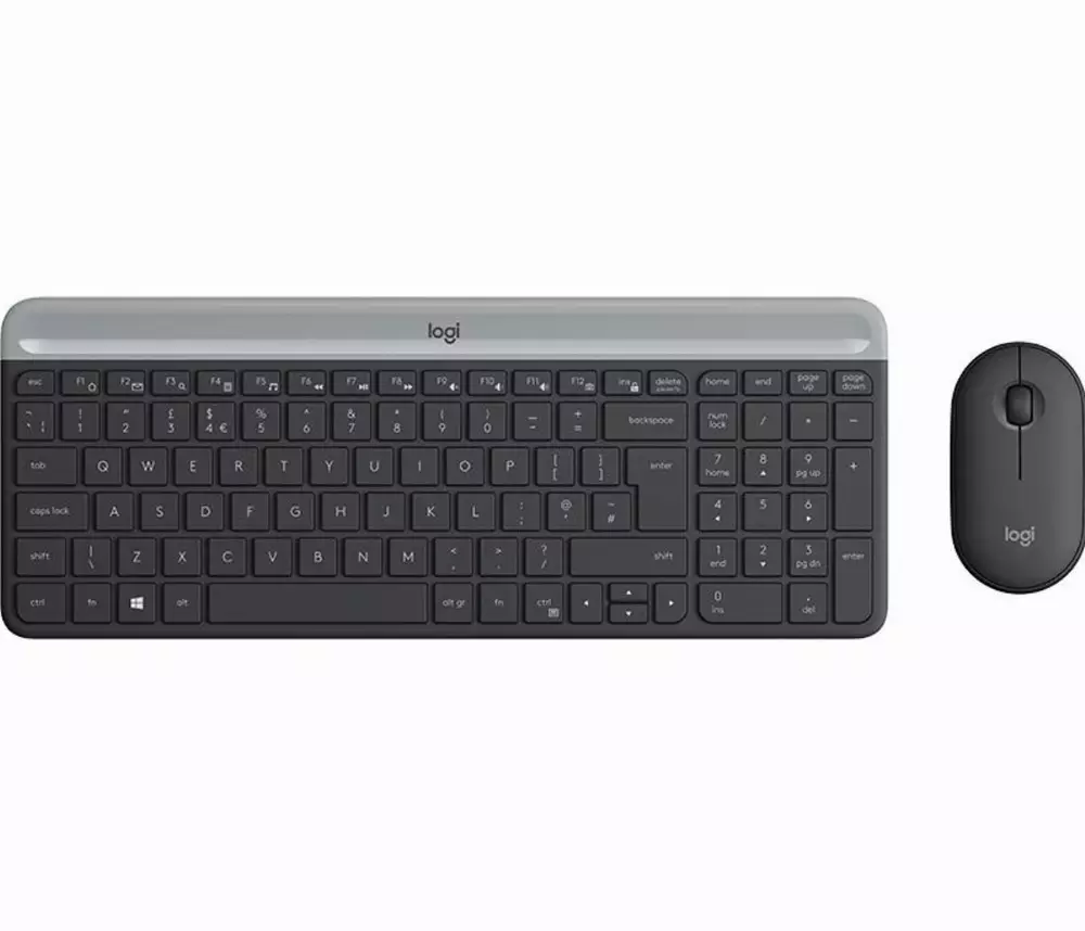 Drahtloses Tastatur- und Maus-Set Logitech MK470 Schwarz