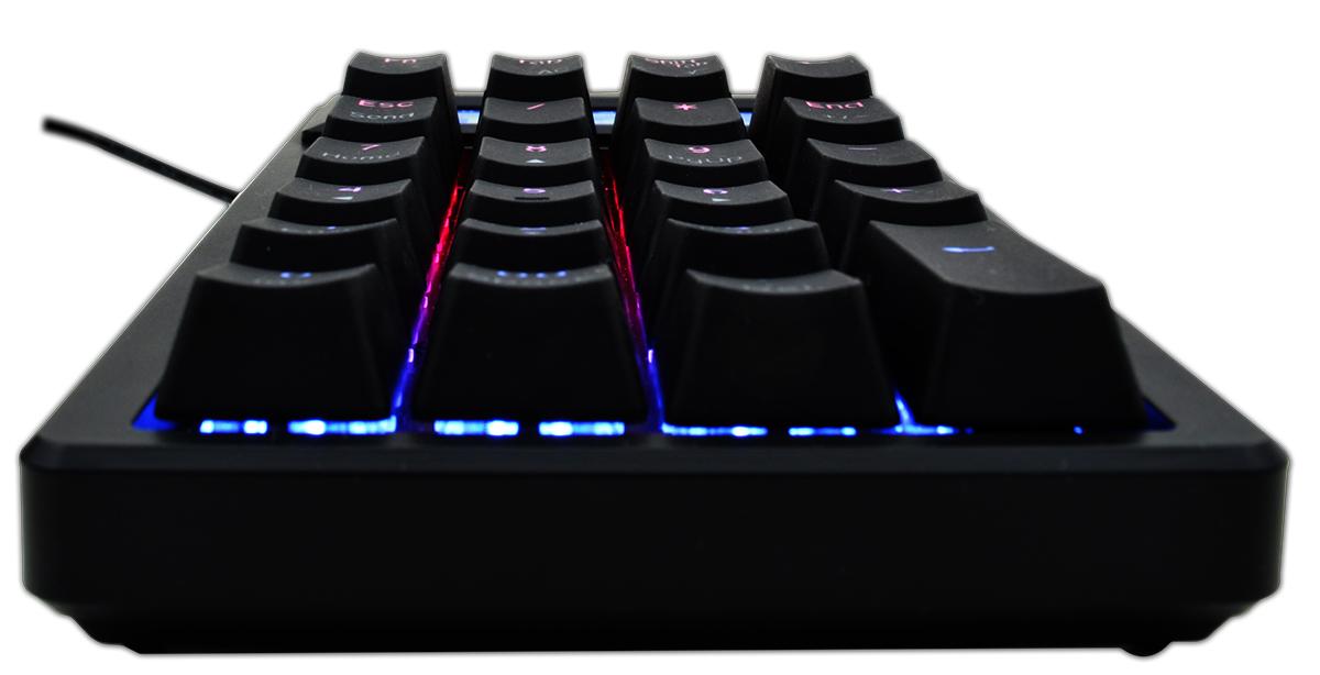 Цифрова клавиатура Ducky Pocket RGB MX Cherrry Red, Черна