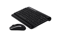 Комплект мини клавиатура и мишка A4tech 3300N Black