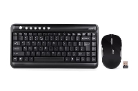 Комплект мини клавиатура и мишка A4tech 3300N Black