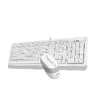 Комплект клавиатура и мишка A4TECH Fstyler F1010 White