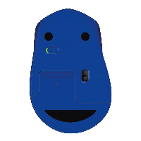Mишка LOGITECH M330 Silent Plus Wireless/Безжична Blue - 910-004911