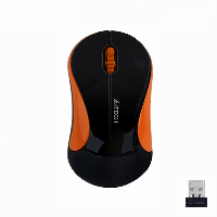 Мишка A4techV-Track Wireless/Безжична Black/Orange -  G3-270N-3 