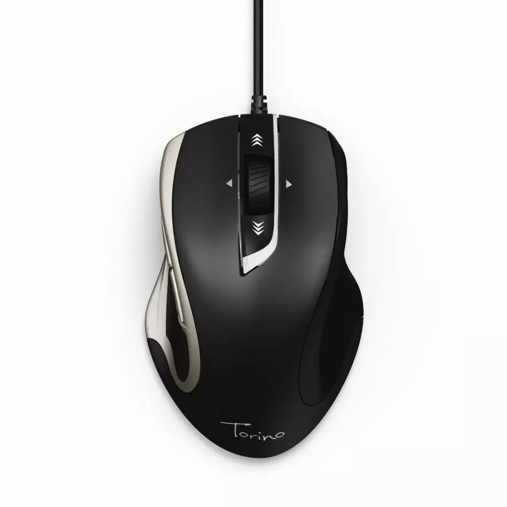 Мишка HAMA Torino Black/Silver