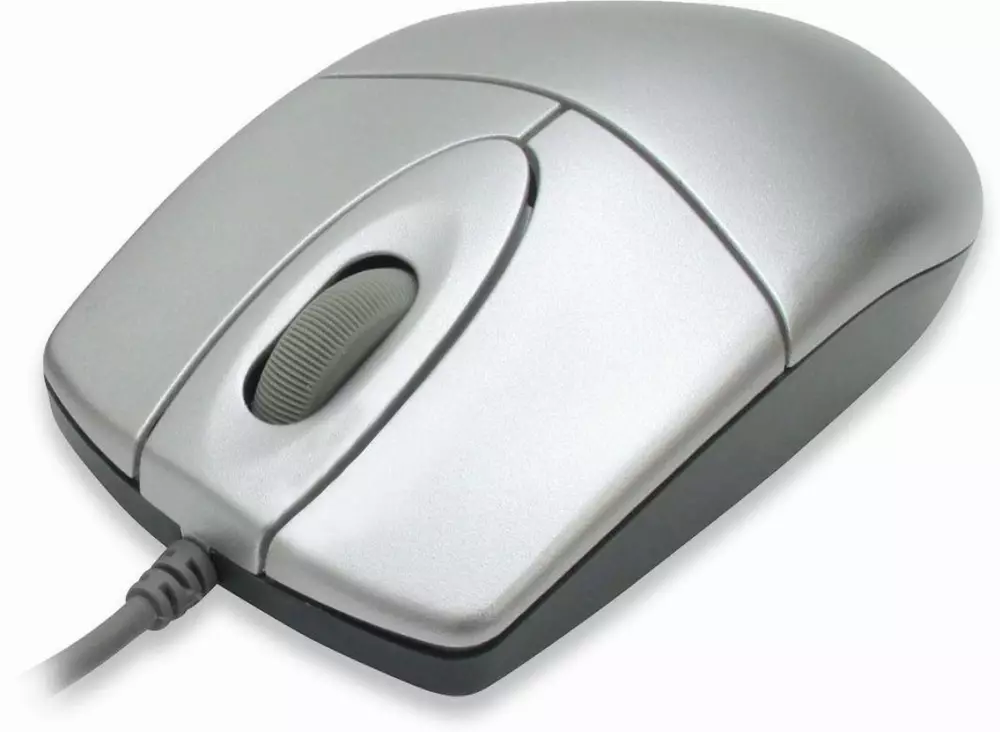 Мишка A4tech OP-620D, Silver