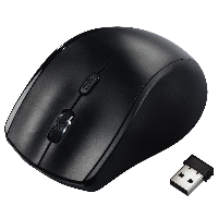 Мишка HAMA Riano Wireless/Безжична Black