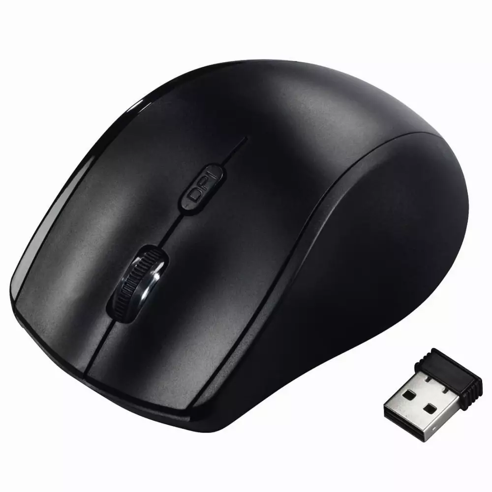 Мишка HAMA Riano Wireless/Безжична Black