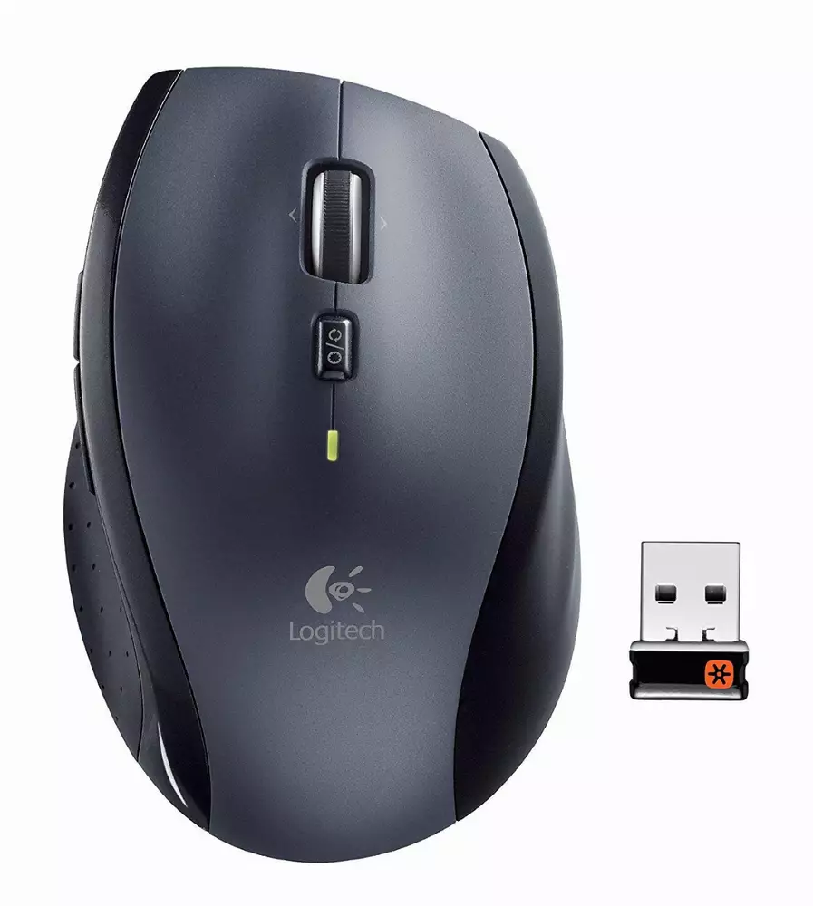 LOGITECH M705 Marathon Wireless Mouse, Black