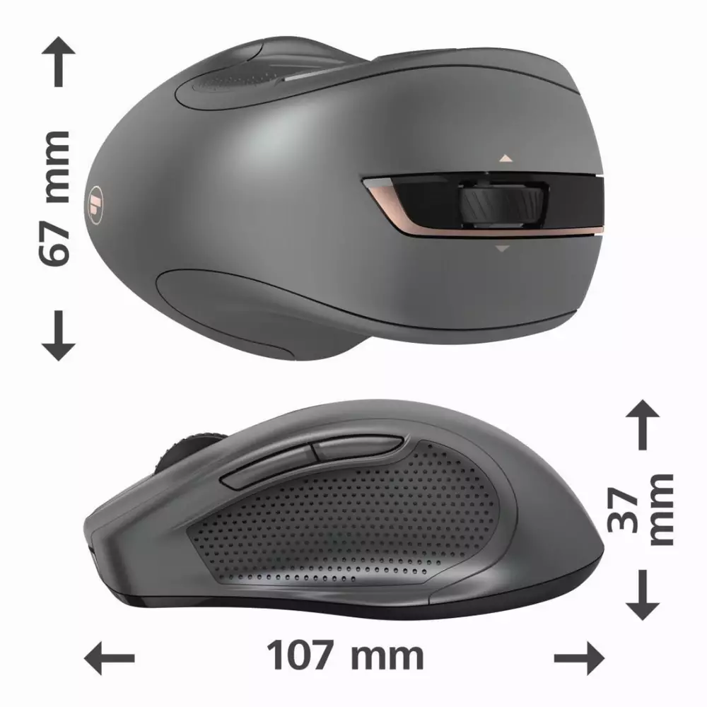 Безжична мишка HAMA MW-800, Black