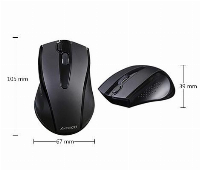 Безжична безшумна мишка A4tech V-Track G9-500FS, Black