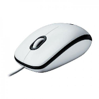 Мишка Logitech M100 White Opitcal Wired Mouse - 910-005004