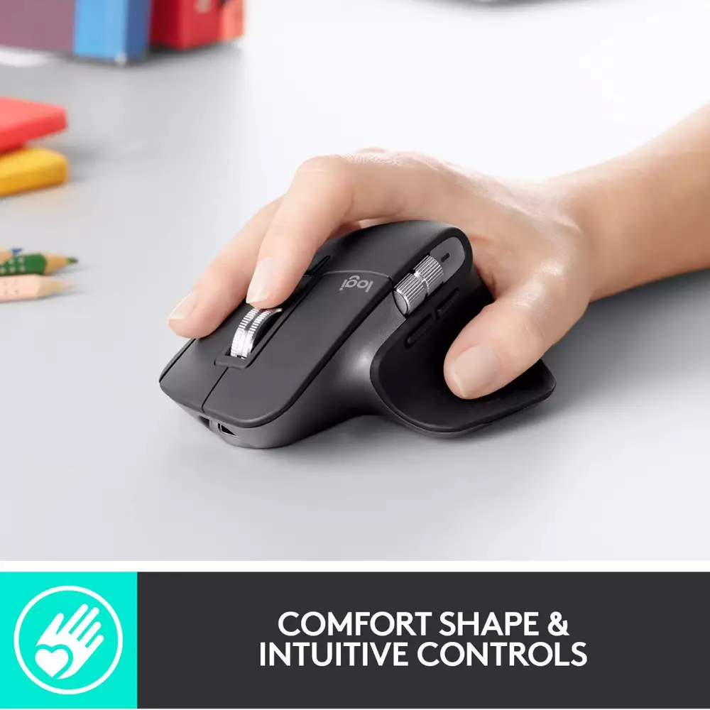 Безжична лазерна мишка LOGITECH MX Master 3 Graphite