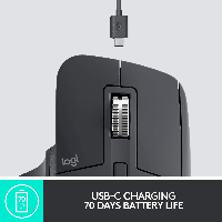 Безжична лазерна мишка LOGITECH MX Master 3 Graphite