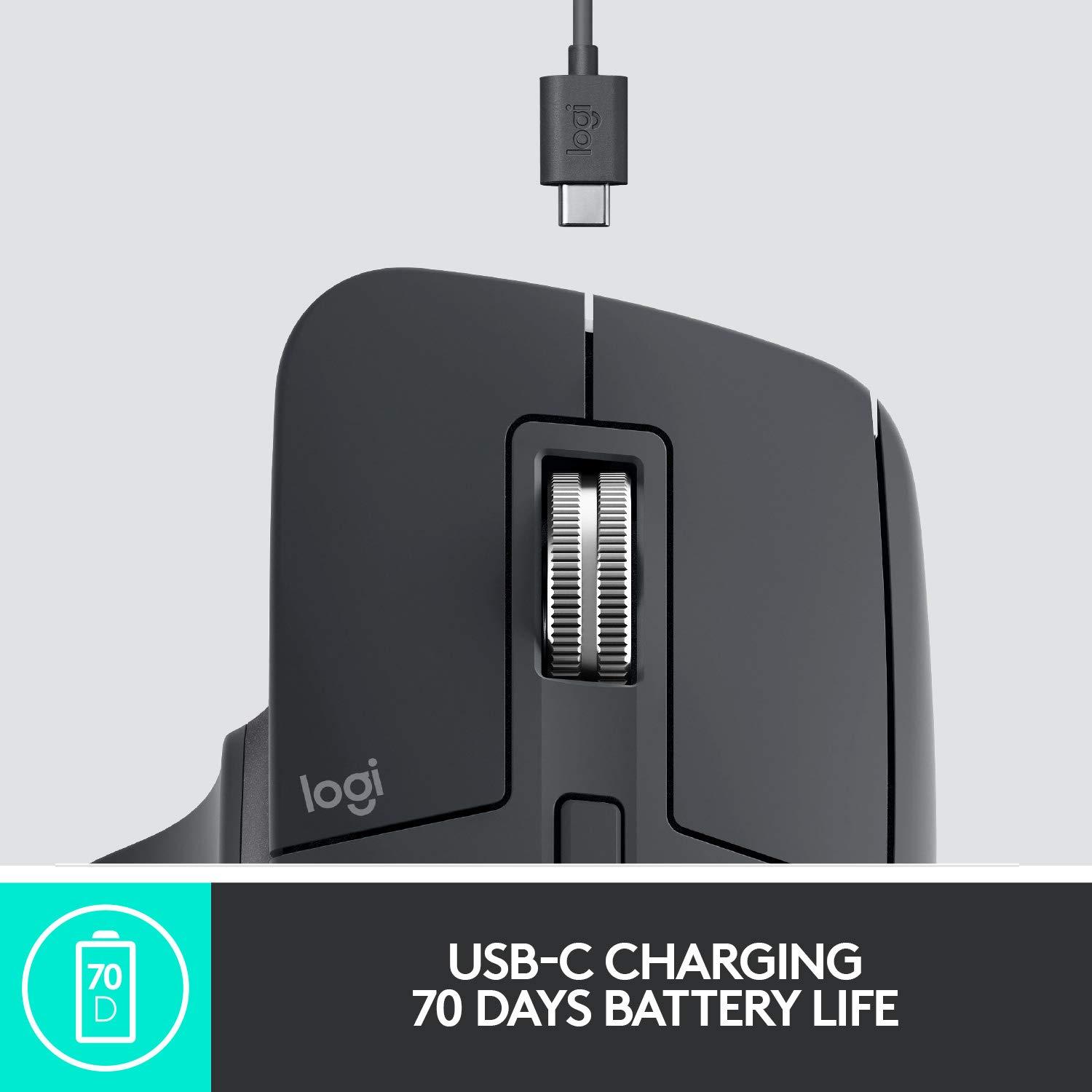 Безжична лазерна мишка LOGITECH MX Master 3 Graphite