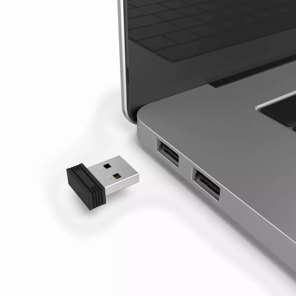 Мишка HAMA MW-600 Wireless/Безжична 2 приемника USB-C/USB-A, Black