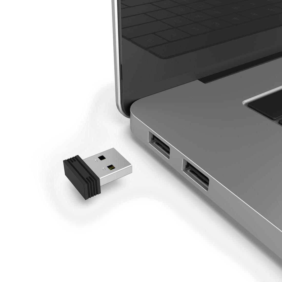 Мишка HAMA MW-600 Wireless/Безжична 2 приемника USB-C/USB-A, Black