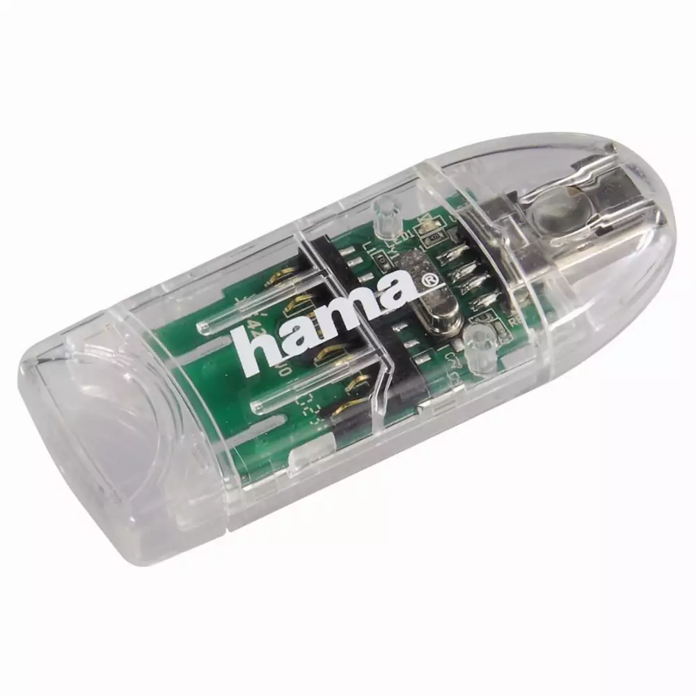 Cititor de carduri HAMA 91092, 8 în 1, USB 2.0, SD/microSD