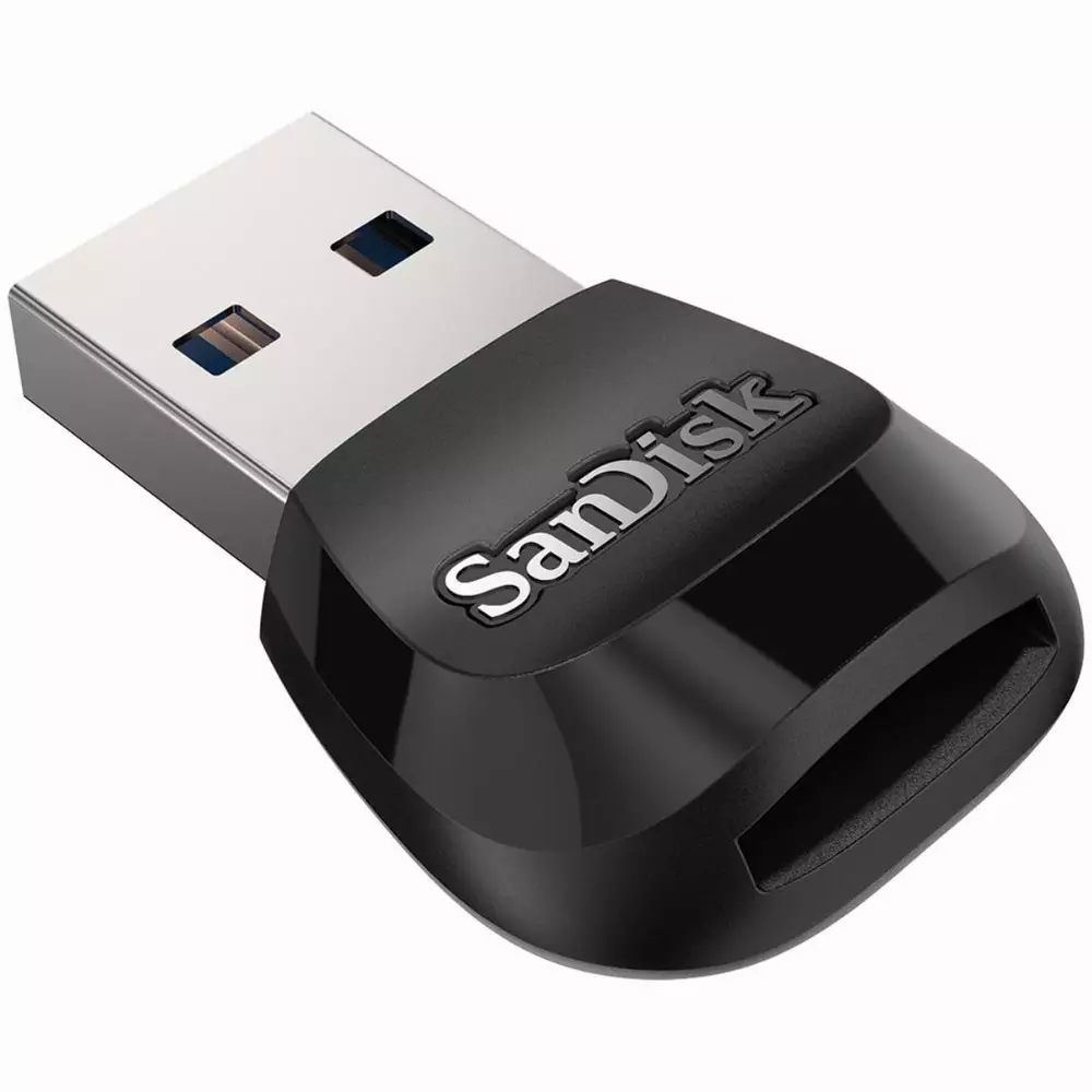 Четец за карти SanDisk MobileMate USB 3.0, UHS-I, Micro SDHC, Micro SDXC, SDDR-B531-GN6NN