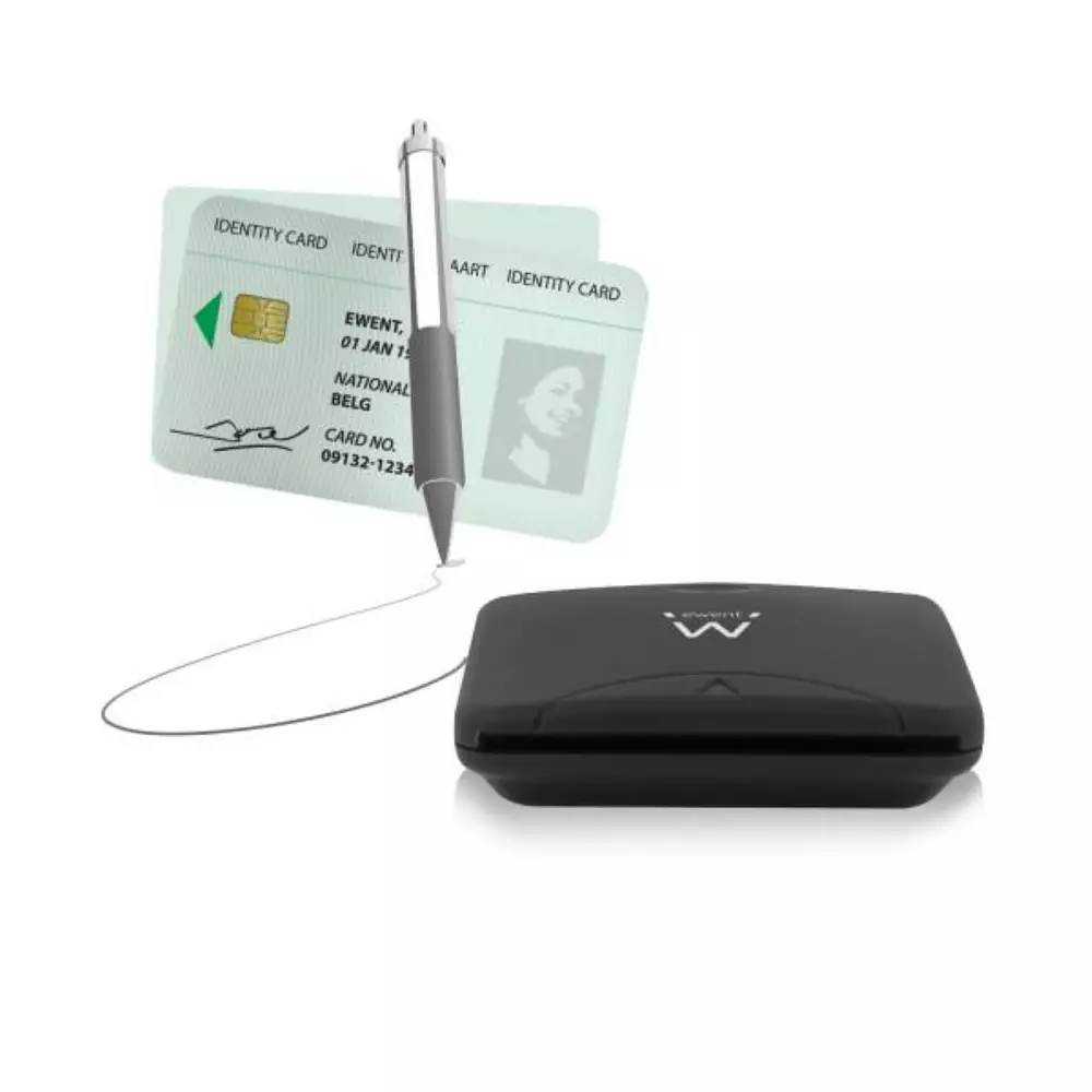 Четец на смарт карти Ewent EW1052, USB 2.0