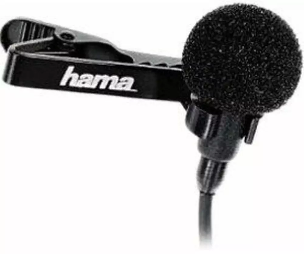 Микрофон HAMA LM-09 Lavalier, 3.5mm, Черен,омнидиректен