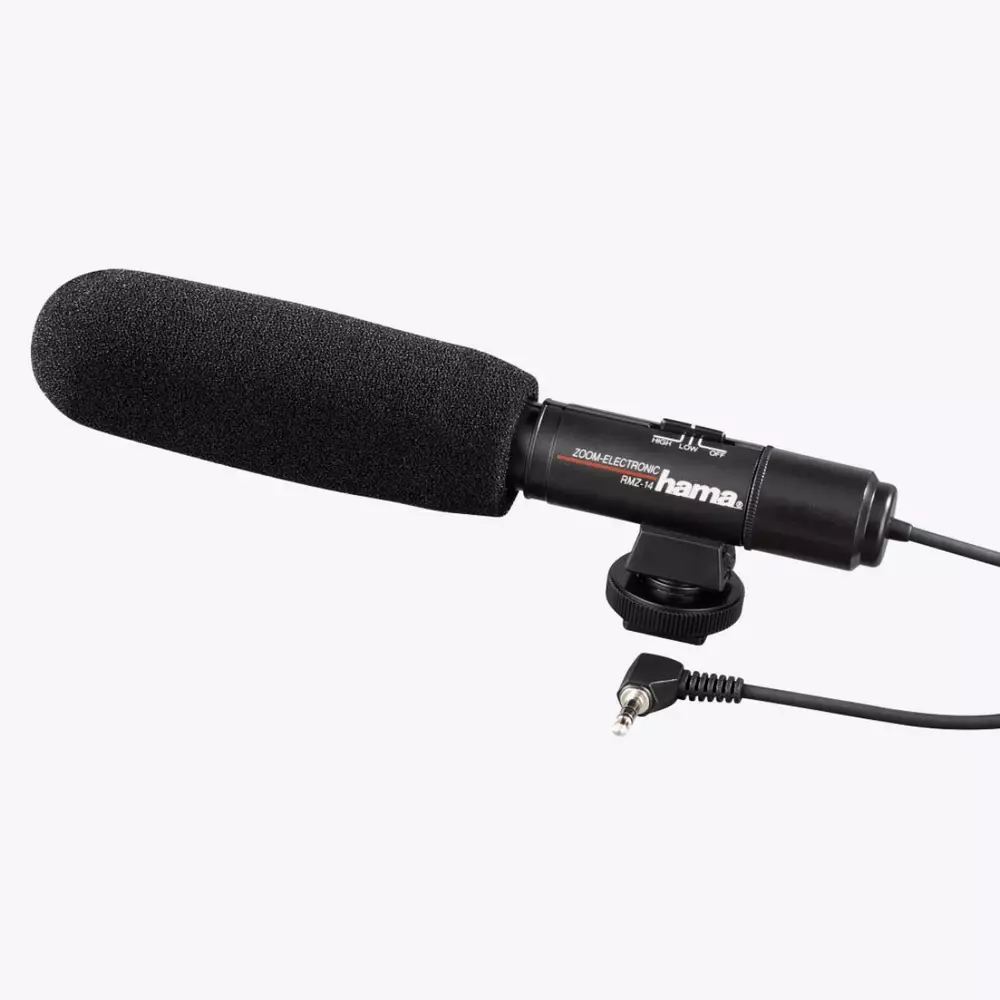 Микрофон HAMA RMZ-14, кардиоден,стерео, 3.5мм