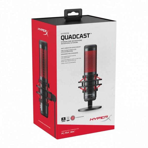 Настолен микрофон HyperX QuadCast