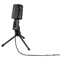 Настолен микрофон HAMA MIC-USB Allround, за PC/лаптоп, USB, Черен