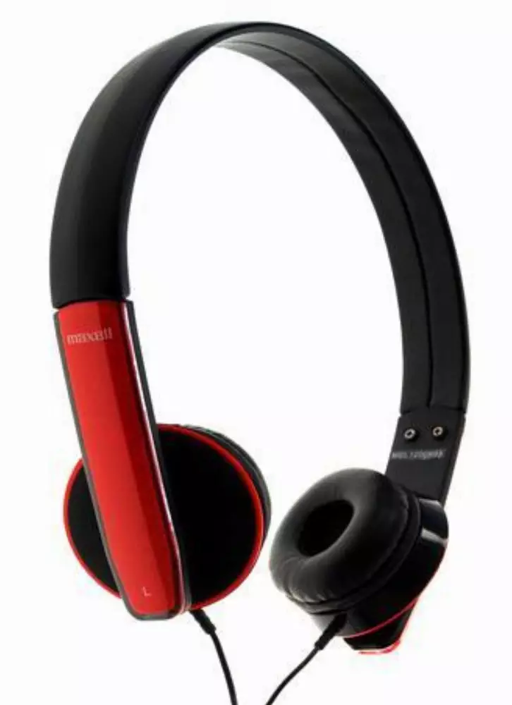 Слушалки MAXELL HP MIC, Черен/Червен