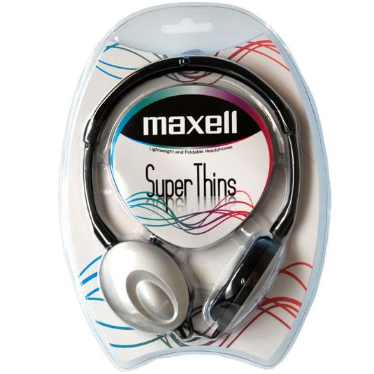 Слушалки MAXELL Super THIN, Silver