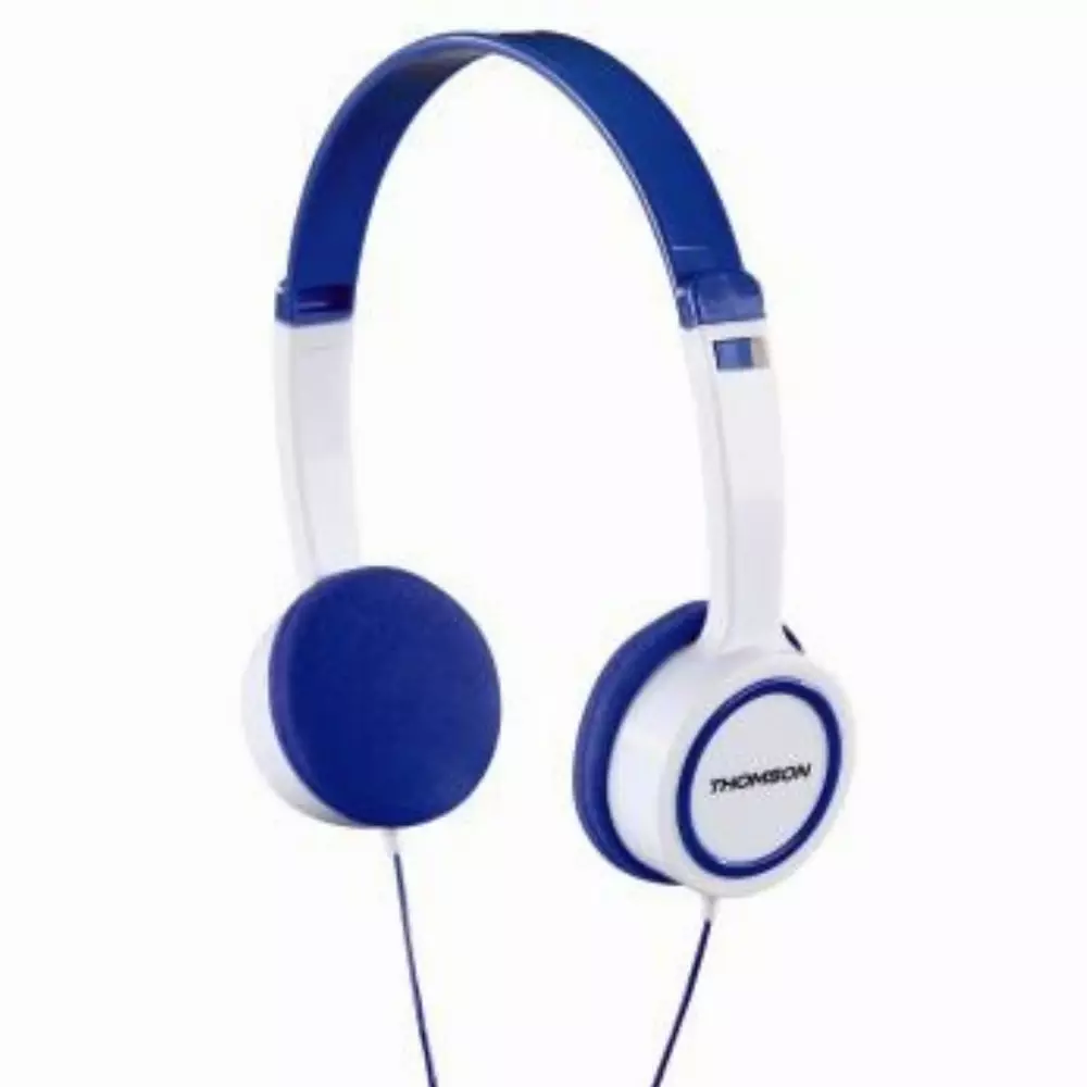 Слушалки Thomson HED1105BL, White/Blue