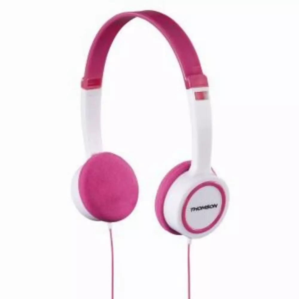 Слушалки Thomson HED1105P, White/Pink