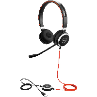 Слушалки Jabra Evolve 40 Stereo, Black