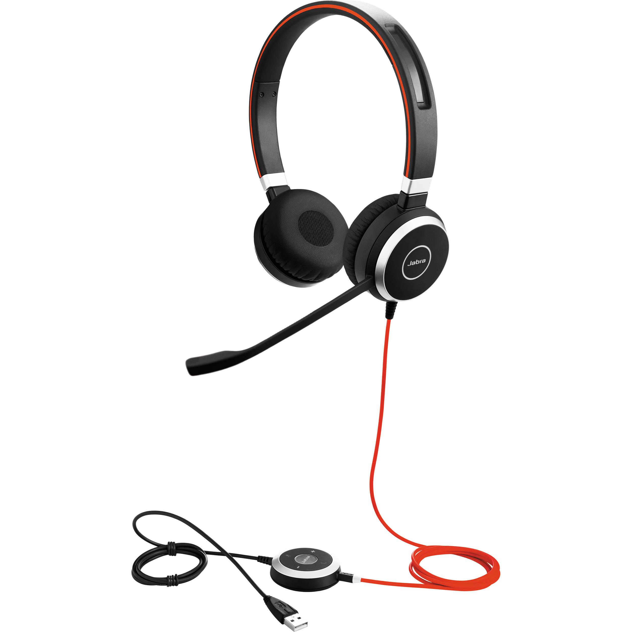 Слушалки Jabra Evolve 40 Stereo, Black
