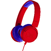 Слушалки за деца JBL JR300, Red
