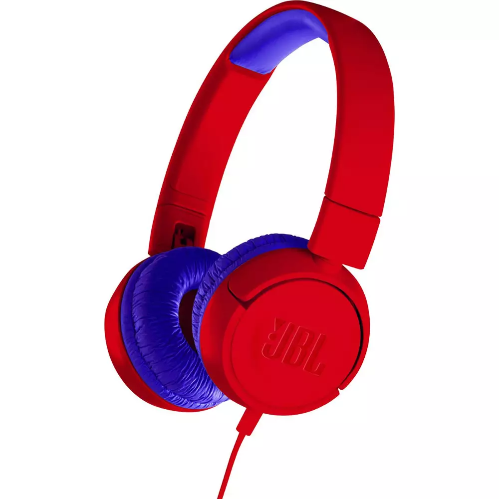 Слушалки за деца JBL JR300, Red