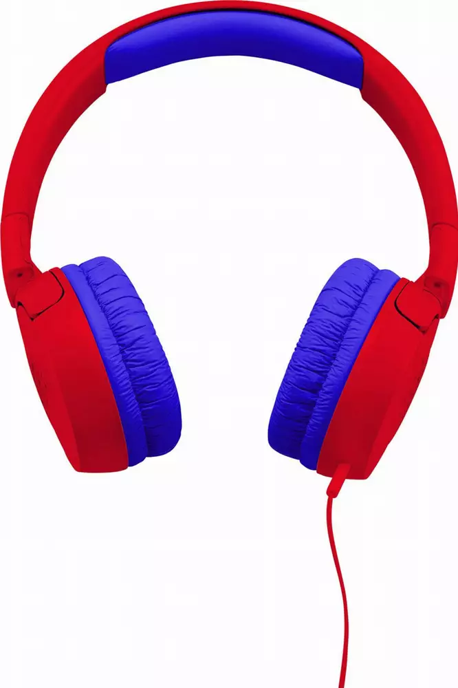 Слушалки за деца JBL JR300, Red