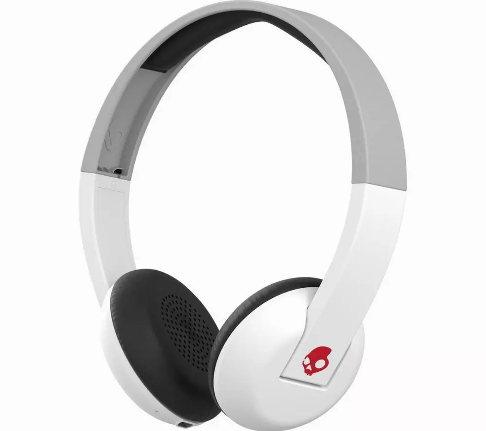 Bluetooth слушалки Skullcandy Uproar Wireless, White/Grey