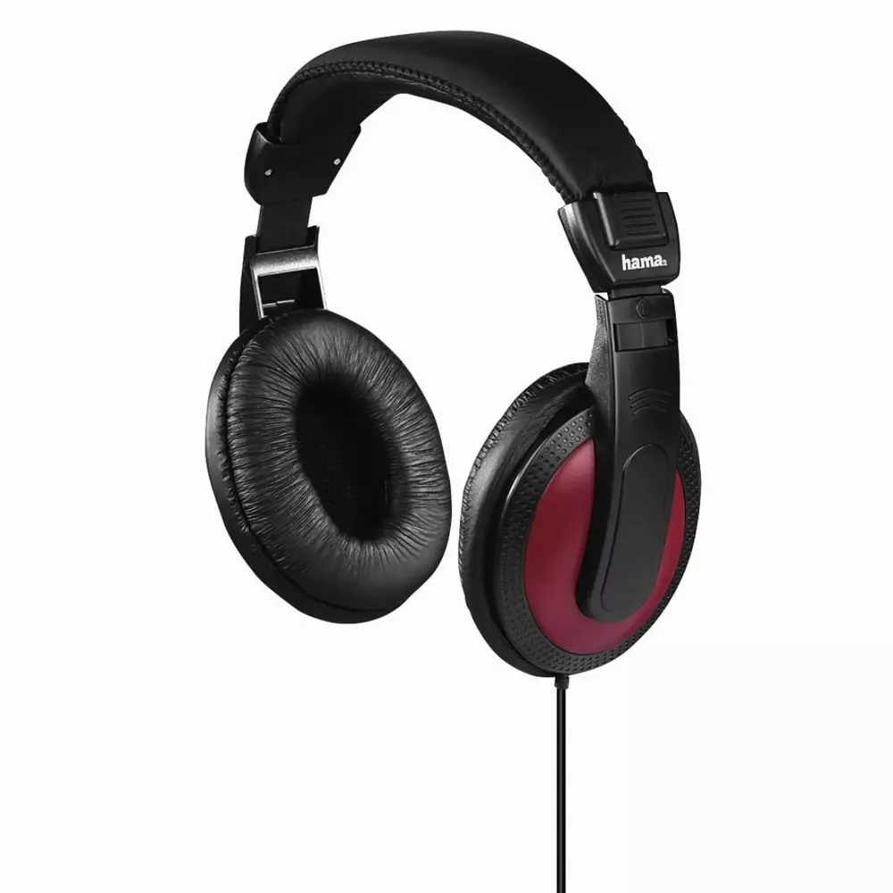 Слушалки HAMA Basic4Music, HK-5618, Black/Red
