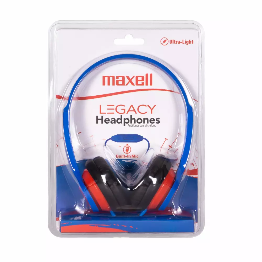 Слушалки с микрофон MAXELL HP360 LEGACY, Blue