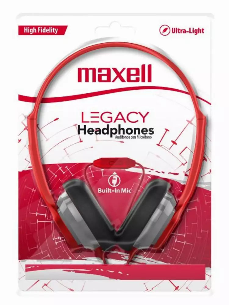 Слушалки с микрофон MAXELL HP360 LEGACY, Red