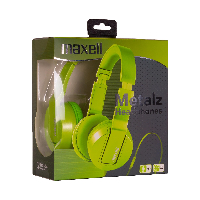 Слушалки с микрофон MAXELL METALZ TENNIS, Green
