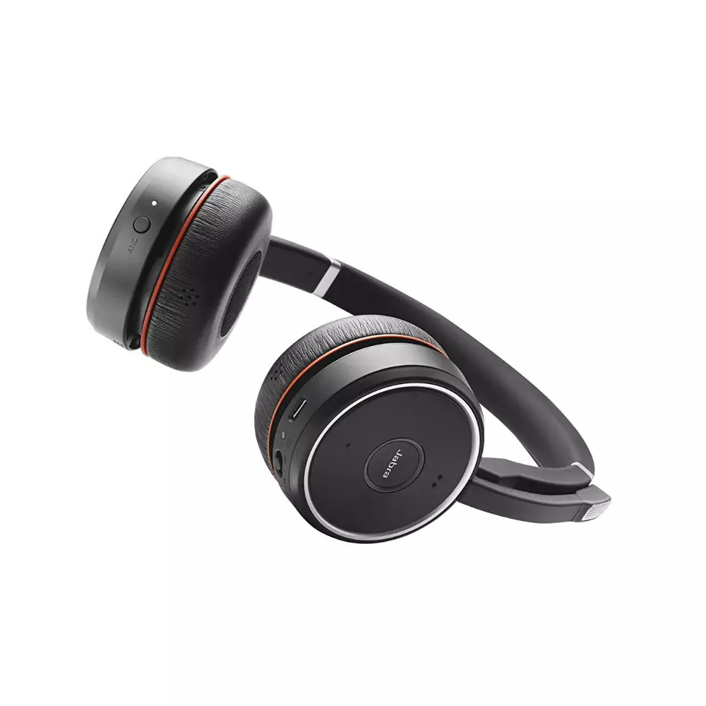 Слушалки с микрофон Jabra Evolve 75 UC Stereo, Black