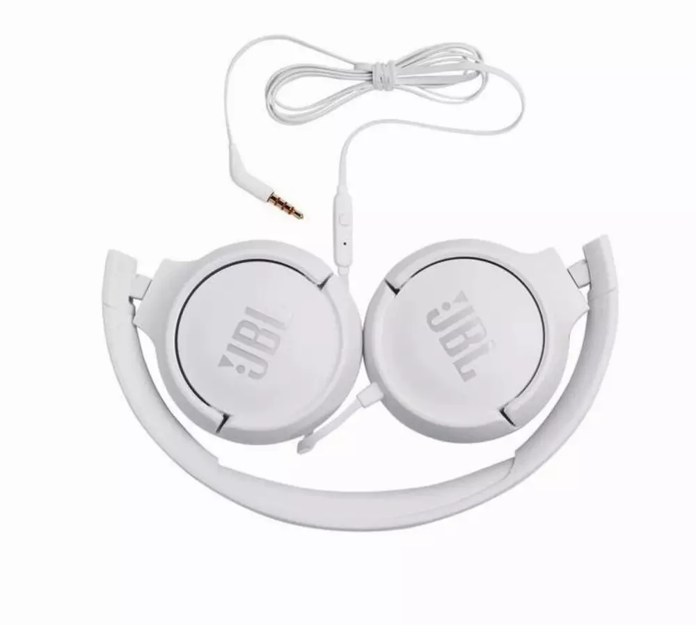 Слушалки JBL T500, White
