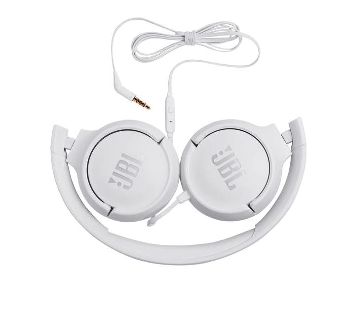 Слушалки JBL T500, White